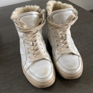 Zadig & Voltaire Lace up sneakers with bolt
